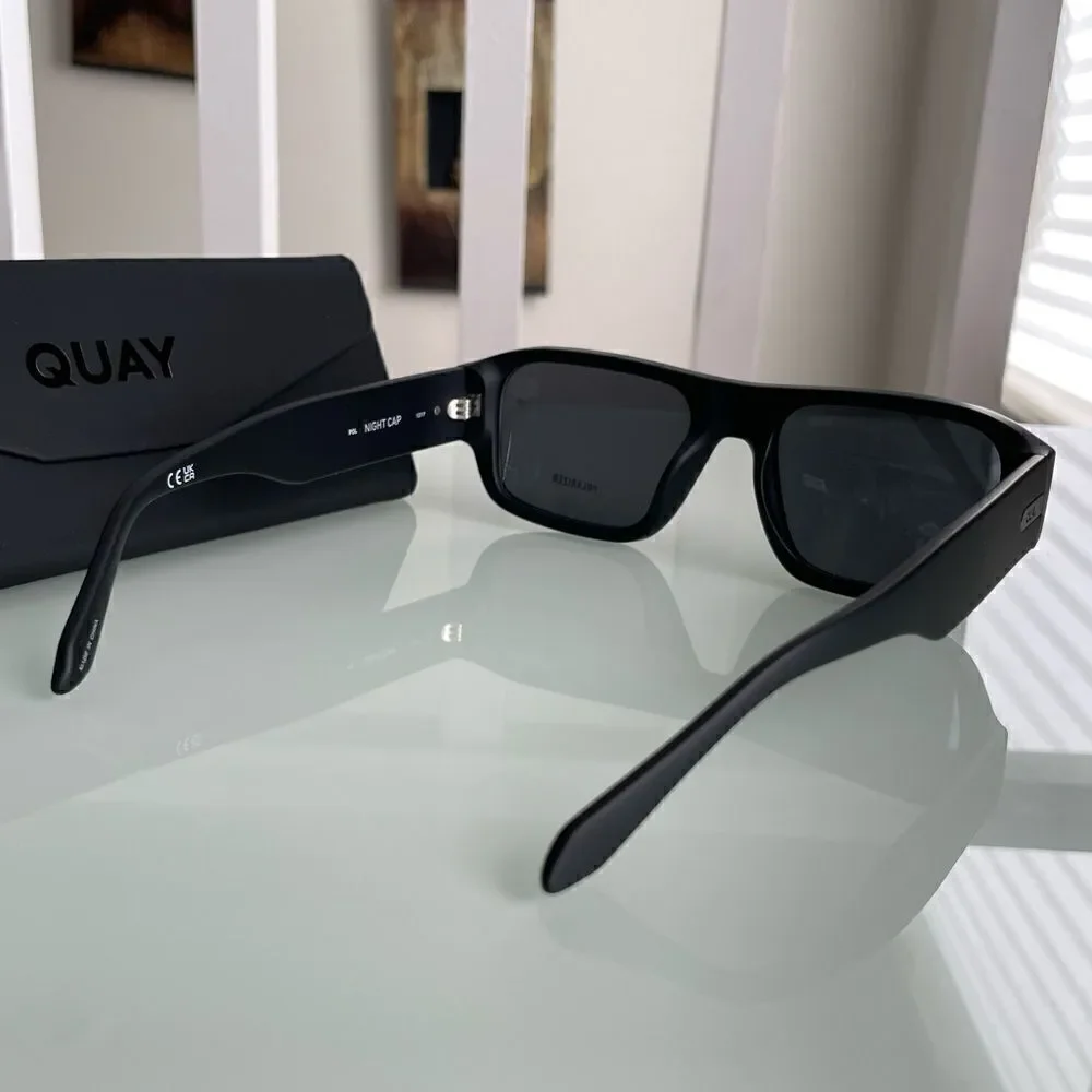 NWT QUAY Men’s Night Cap Polarized Sunglasses
